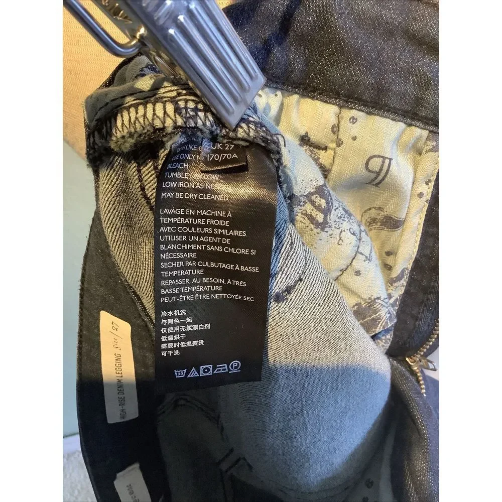 Pilcro And The Letterpress High Rise Denim Legging Size 27